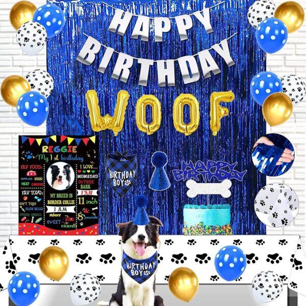 KUTKUT Dog Birthday Party Decorations, - Image 2